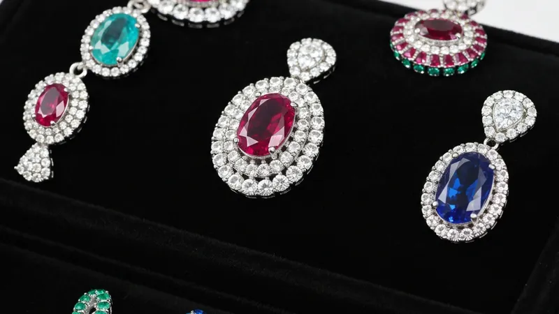 Association de rubis avec d'autres pierres précieuses