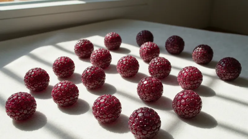Bagues rubis et exposition à la lumière