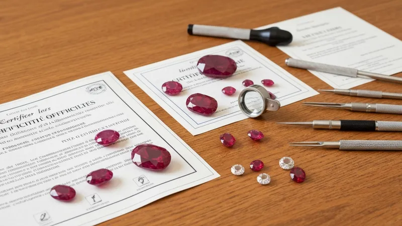 L'importance de la certification des rubis