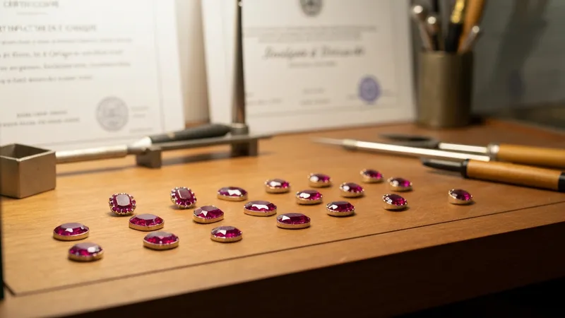 Rubis dans la bijouterie éthique