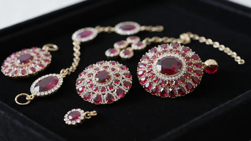 Comparaison rubis naturel synthétique sous éclairage spécialisé