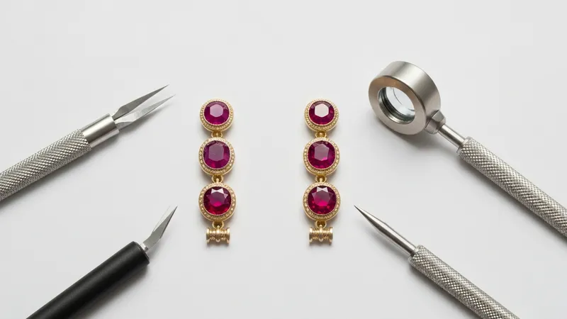 Bague rubis émeraude classique pour occasion spéciale